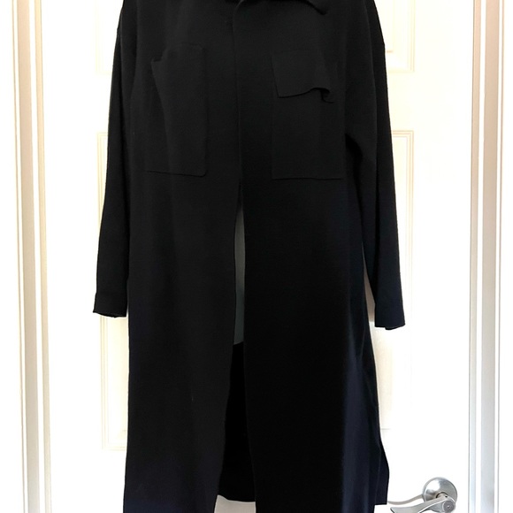 By Design Navy sweater coat - Picture 3 of 6